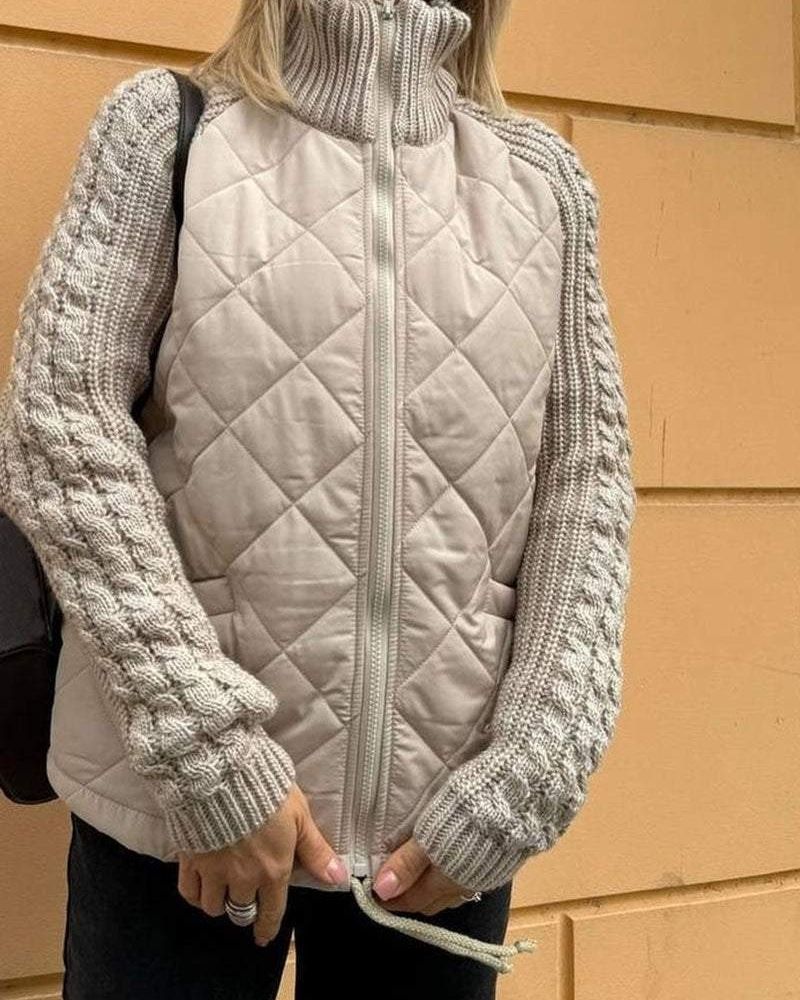 BOILAR - Veste en tricot décontractée avec fermeture éclair