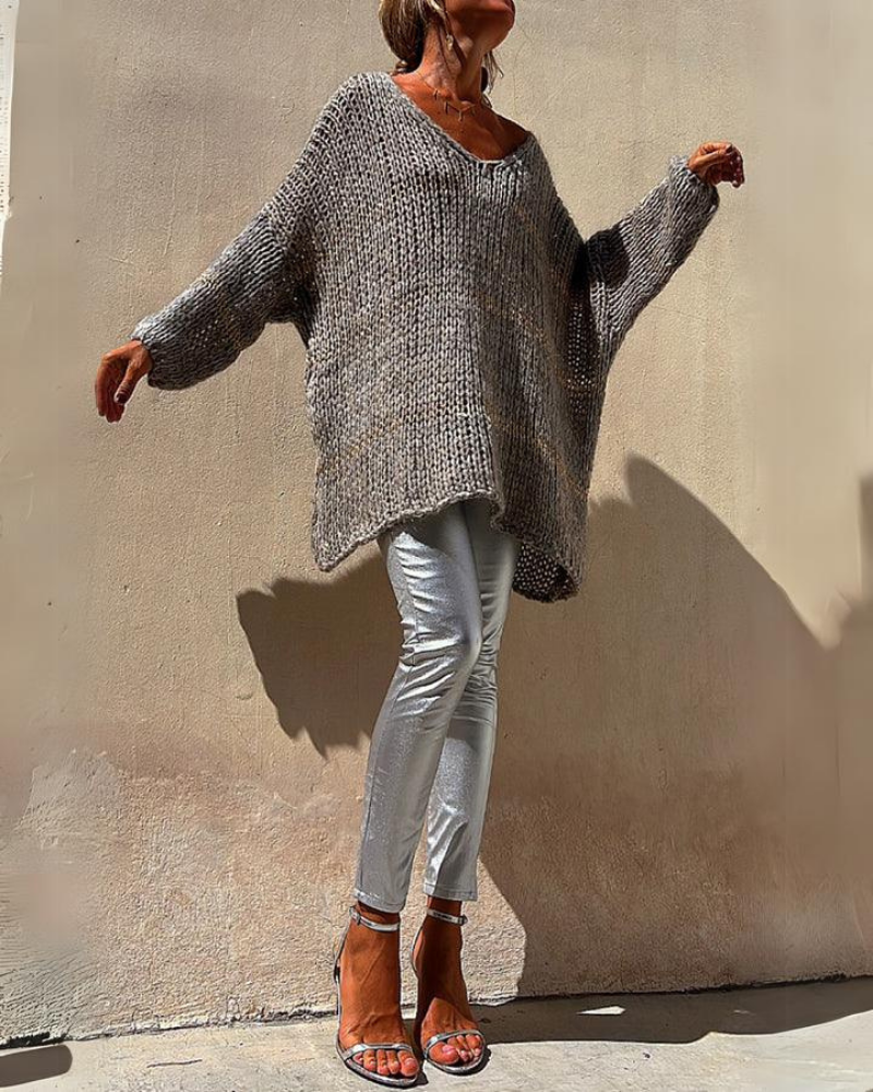 IVAGI - PULL-OVER LOOSE COLORBLOCK À RAYURES POUR BRUNCH