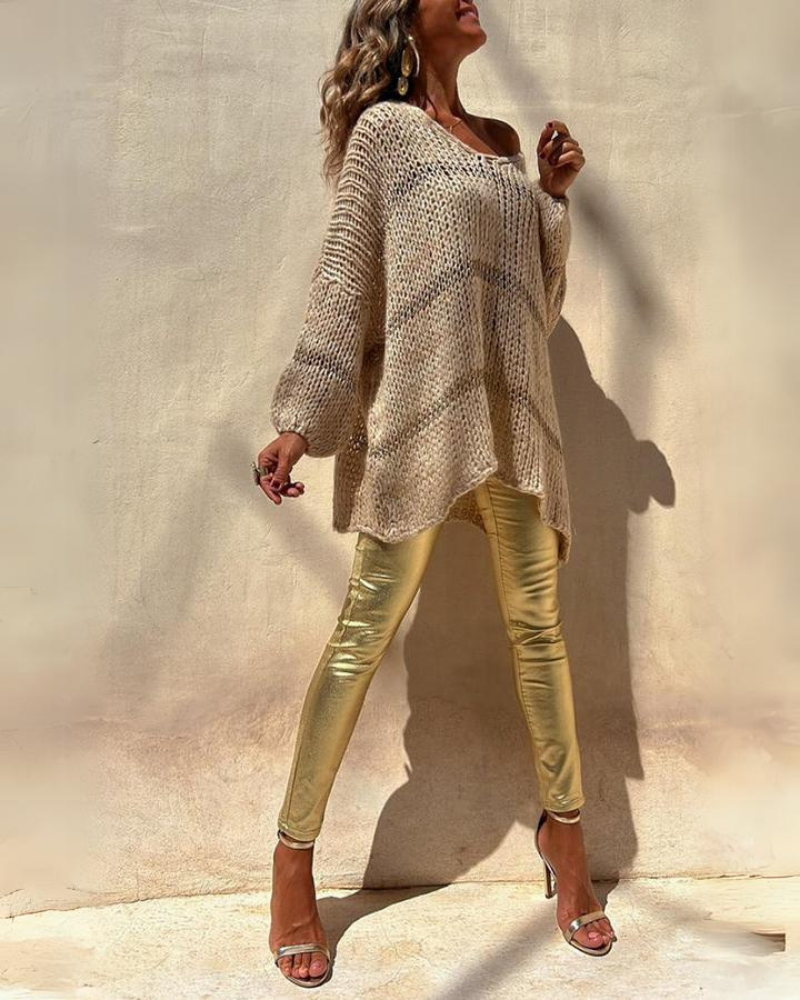 IVAGI - PULL-OVER LOOSE COLORBLOCK À RAYURES POUR BRUNCH