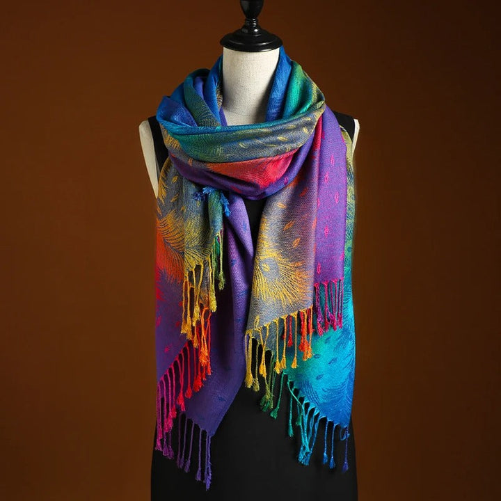 Écharpe en Laine Multicolore