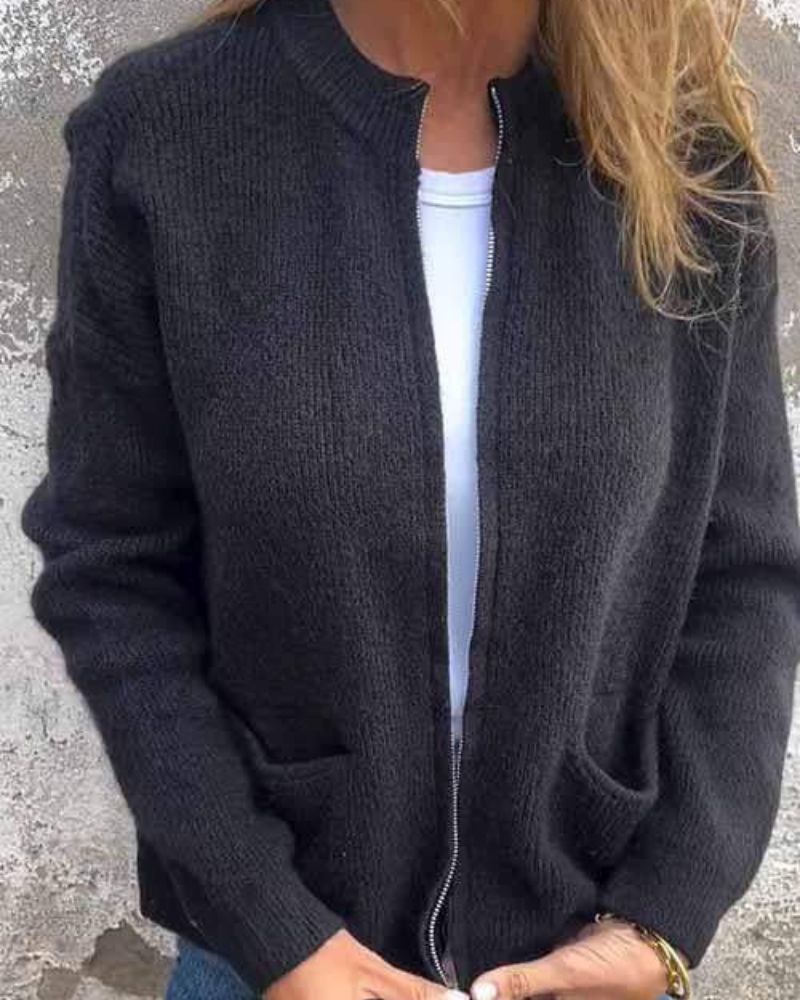 ERA - GILET EN COTON TRICOTÉ