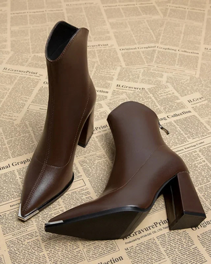 LIONA - BOTTINES CHELSEA AVEC BOUT CHROMÉ