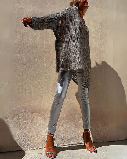 IVAGI - PULL-OVER LOOSE COLORBLOCK À RAYURES POUR BRUNCH