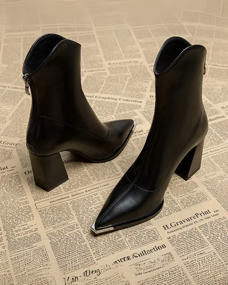 LIONA - BOTTINES CHELSEA AVEC BOUT CHROMÉ