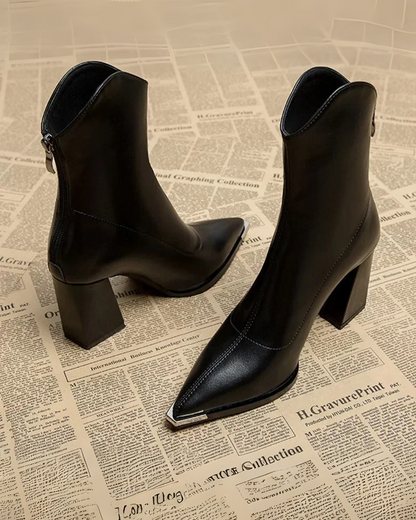 LIONA - BOTTINES CHELSEA AVEC BOUT CHROMÉ