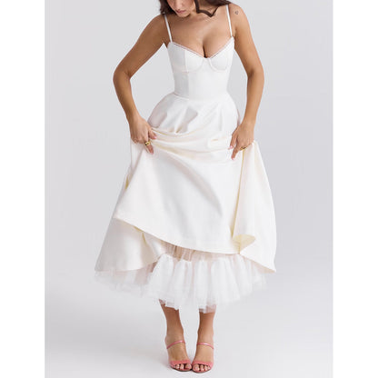 LAURA | ROBE AVEC DECOLTE EN COEUR